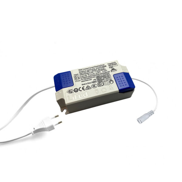 Lifud Flash free 22W TRIAC driver 25-40V 400,450|SET:500mA|550mA incl. 1,5m EU plug and connector - LF-GDE020YG