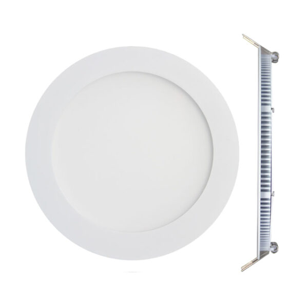 Slim Led downlight 9W 4000K 810Lm PF >0,95 CRI>80 Ø145x20mm Cut out: Ø130mm flash free driver IP20