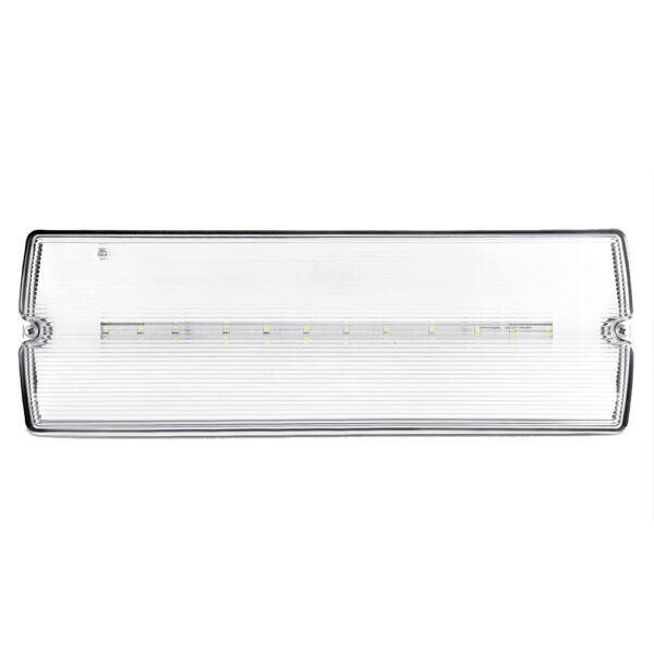 Bulkhead Led 3W 185Lm emg fixture surface NM/M-maintained testbutton 3 hours LiFePo4 battery 3.2V 1500mAh IP65