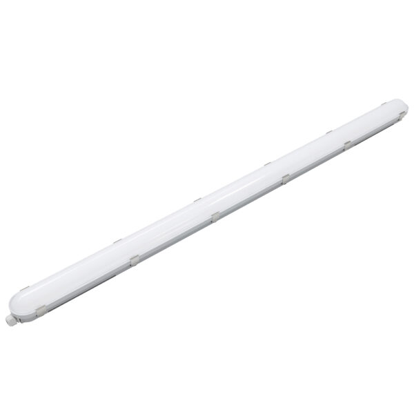 3CCT led batten 32/40/48/55W 3000-6000K 150Lm/w(@4000K) PF>0,95 CRI>80 °115 refl. PC-housing IP65 IK08 Philips Xitanium Flash-Free driver LED:Lumileds 1520x85x80mm