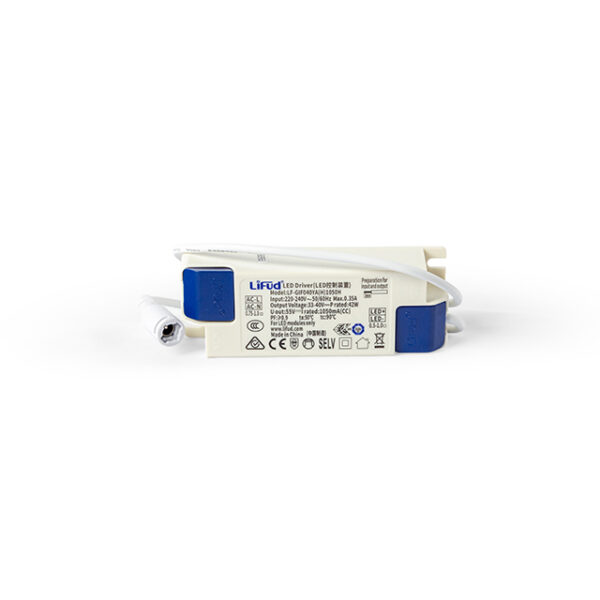 Blueline FULGOR PRO Driver    1050mA  28-40V   40W  UIT  LOCKJACK DC M  PF:>0,9  NO FLICKER LFYA