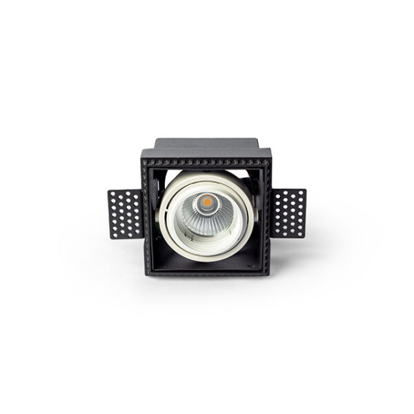 Blueline LIBER 1V trimless  GU10   huis: zwart  ring:  wit